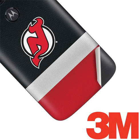 NHL New Jersey Devils Jersey Moto E5 Play Skin